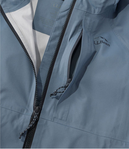 L.L.Bean Women's Angler Rain Jacket Muted Blue
