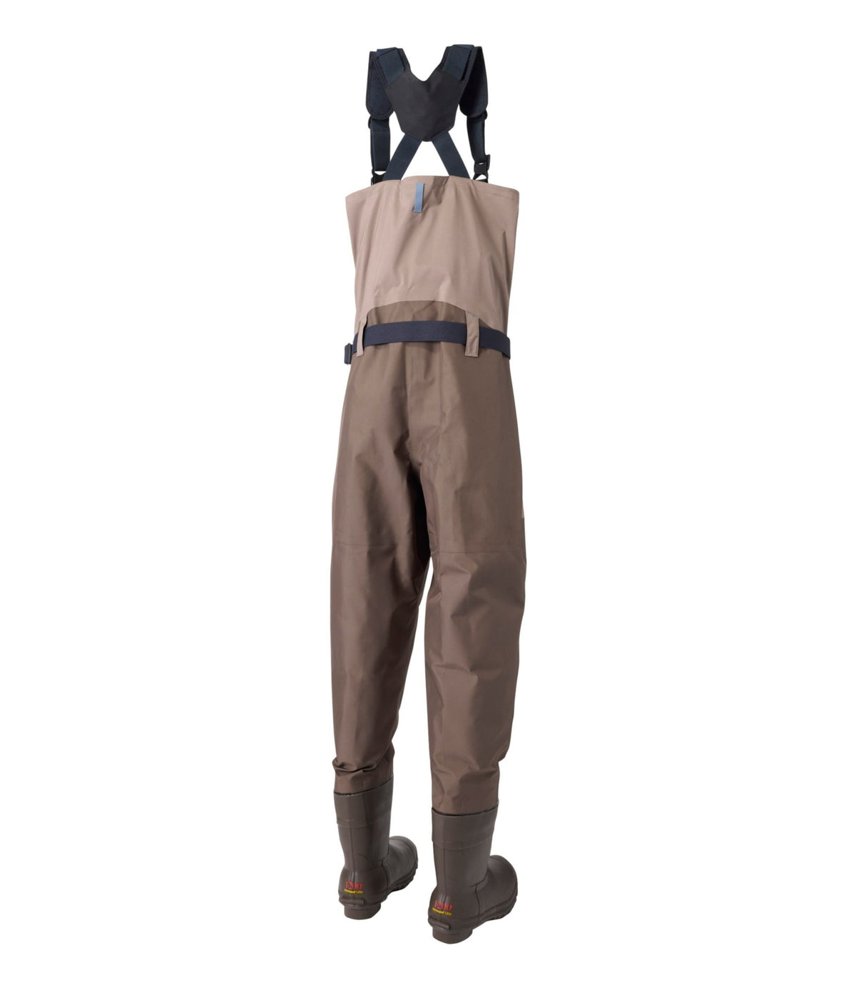 L.L.Bean Men's L.L.Bean Rapid River Pro Boot-Foot Wader Dark Cinder/Dark Cement