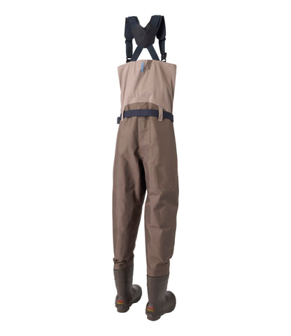 L.L.Bean Men's L.L.Bean Rapid River Pro Boot-Foot Wader Dark Cinder/Dark Cement