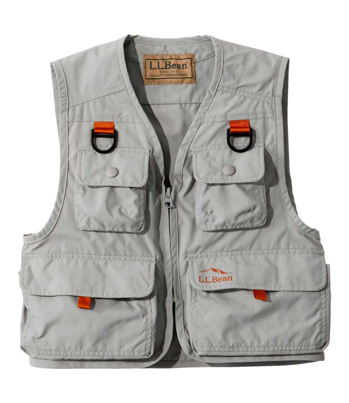 L.L.Bean Kids' Emerger Fishing Vest Anchor Gray