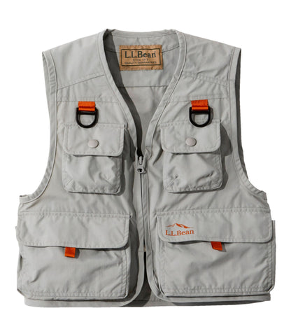 L.L.Bean Kids' Emerger Fishing Vest Anchor Gray