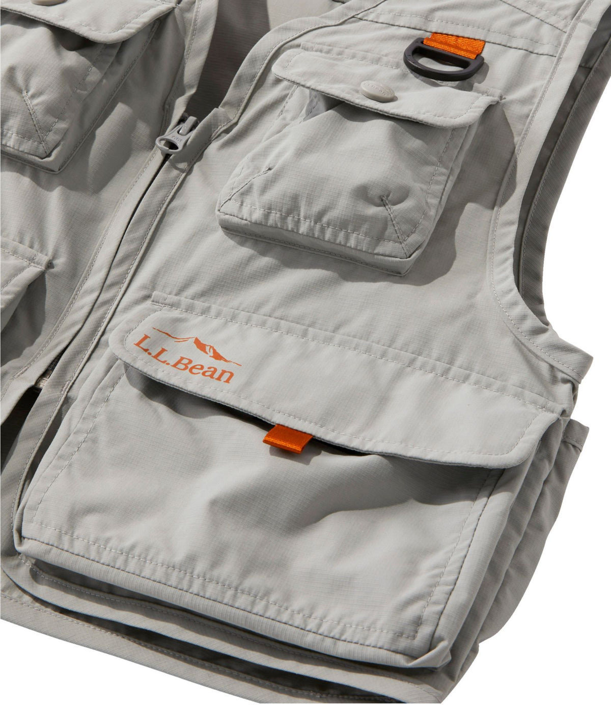L.L.Bean Kids' Emerger Fishing Vest Anchor Gray