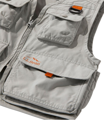 L.L.Bean Kids' Emerger Fishing Vest Anchor Gray