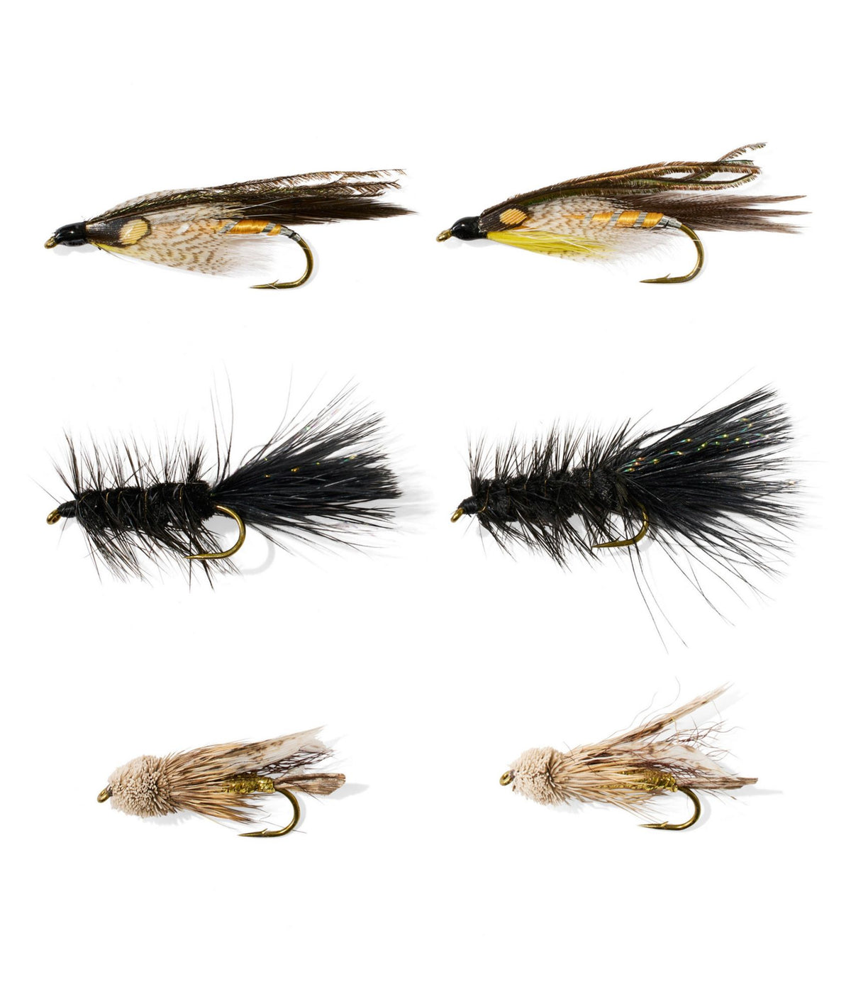 L.L.Bean Umpqua Classic Streamer Fly Assortment, 6 flies