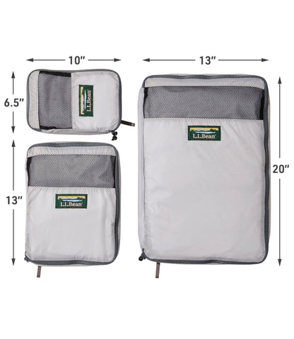 L.L.Bean L.L.Bean Packing Cube Set Carbon Navy
