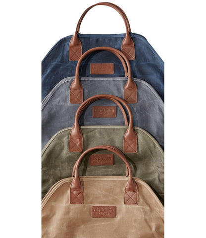 L.L.Bean Waxed-Canvas Log Carrier Charcoal