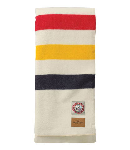 L.L.Bean Pendleton Glacier National Park Blanket White