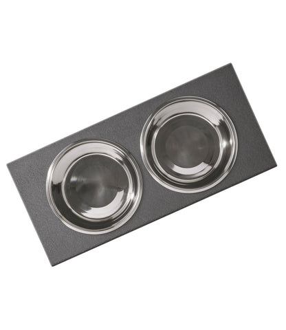 L.L.Bean All-Weather Pet Feeder Slate Gray