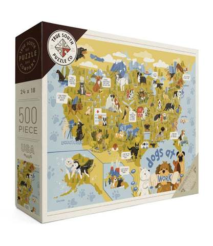 L.L.Bean Dogs at Work Puzzle, 500 Pieces Multi