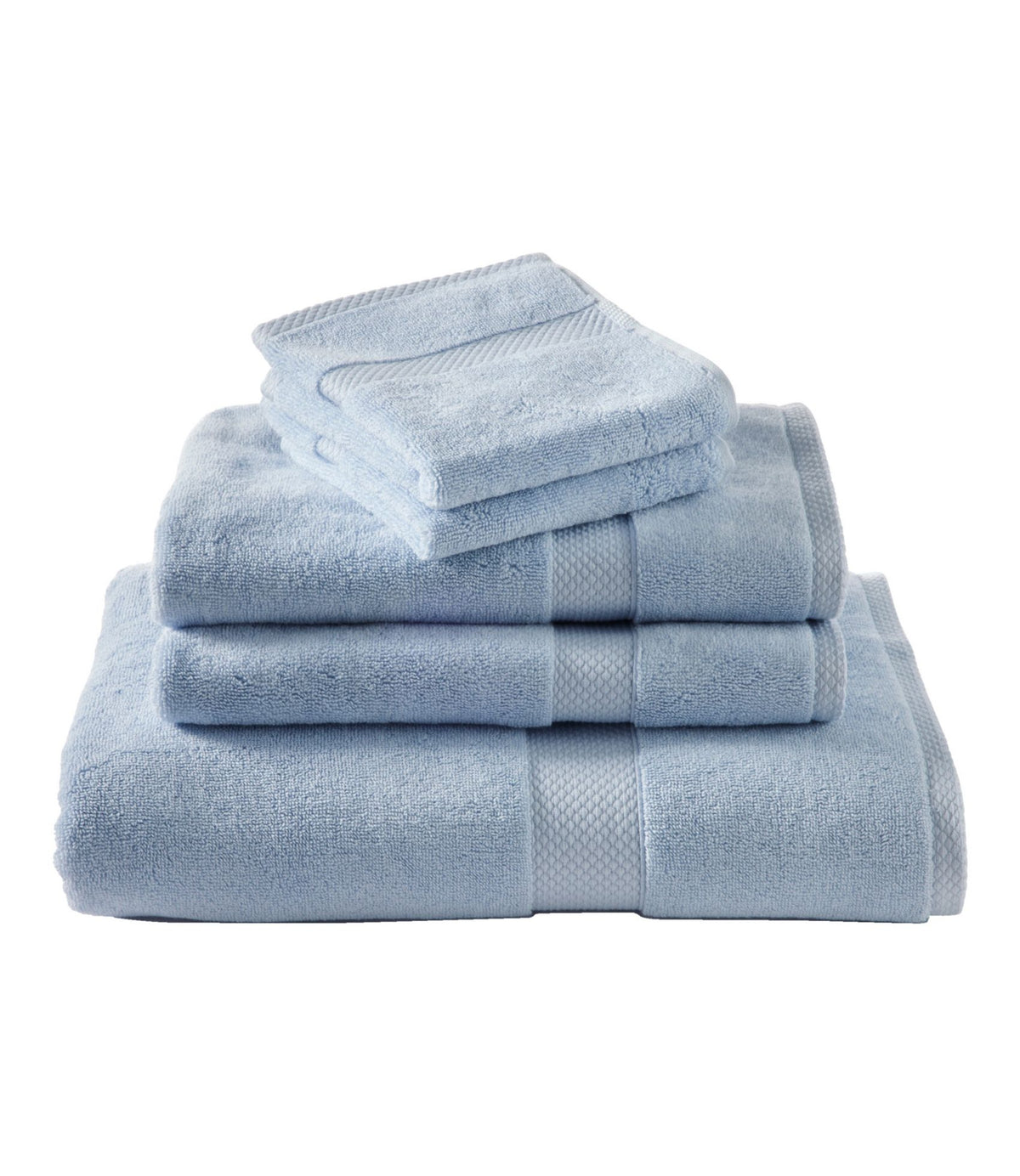 L.L.Bean Premium Cotton Towels Bluestone