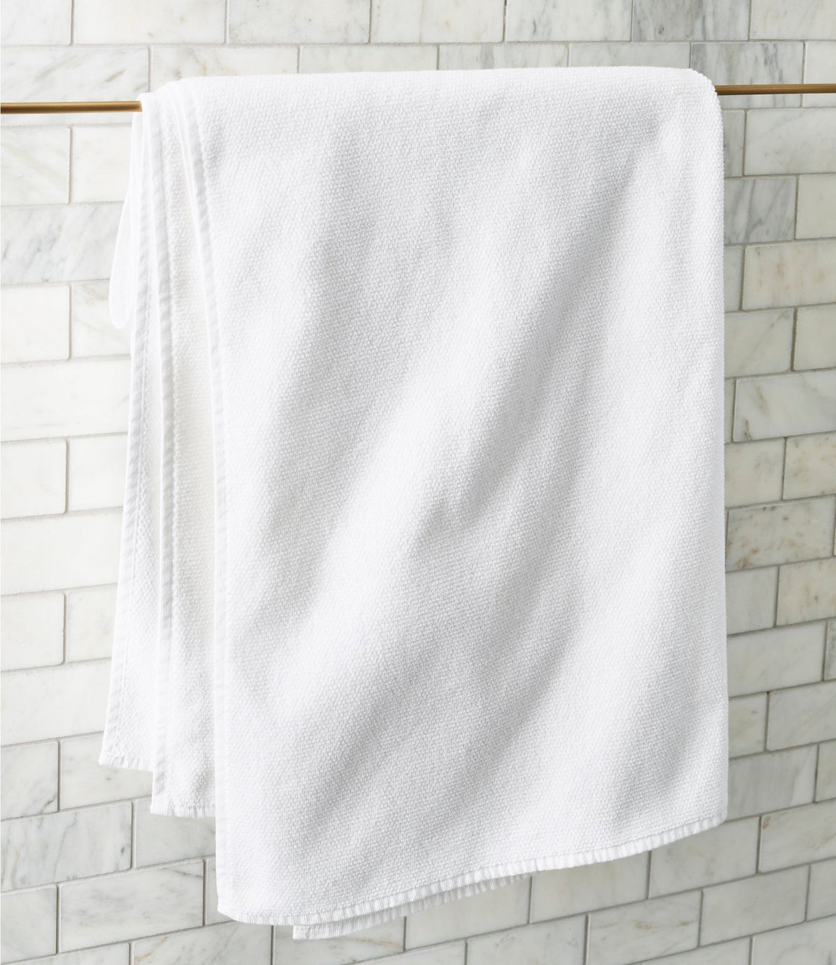 L.L.Bean Organic Textured Cotton Towel Antique Pine