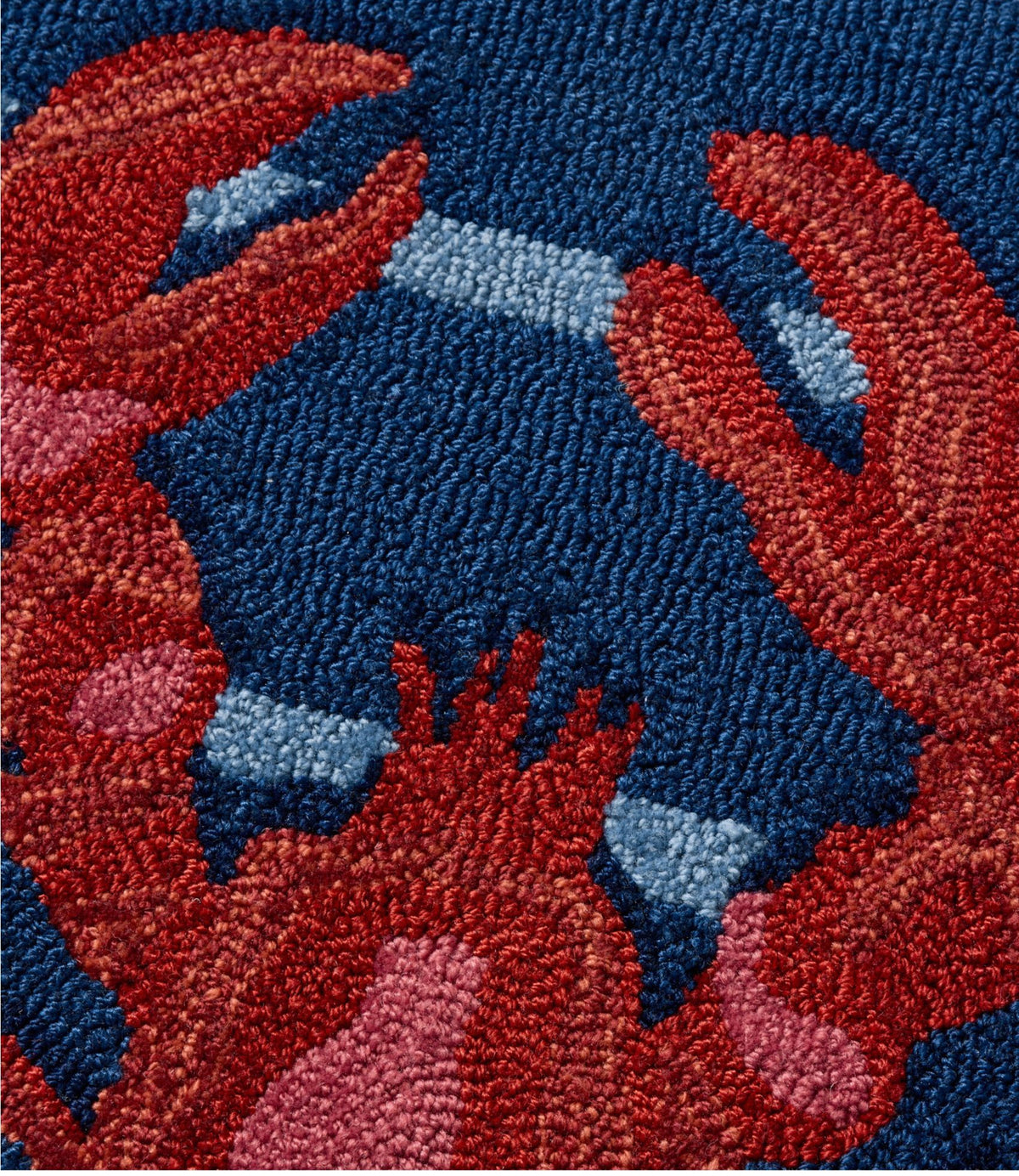 L.L.Bean Indoor/Outdoor Vacationland Rug, Lobsters Multi