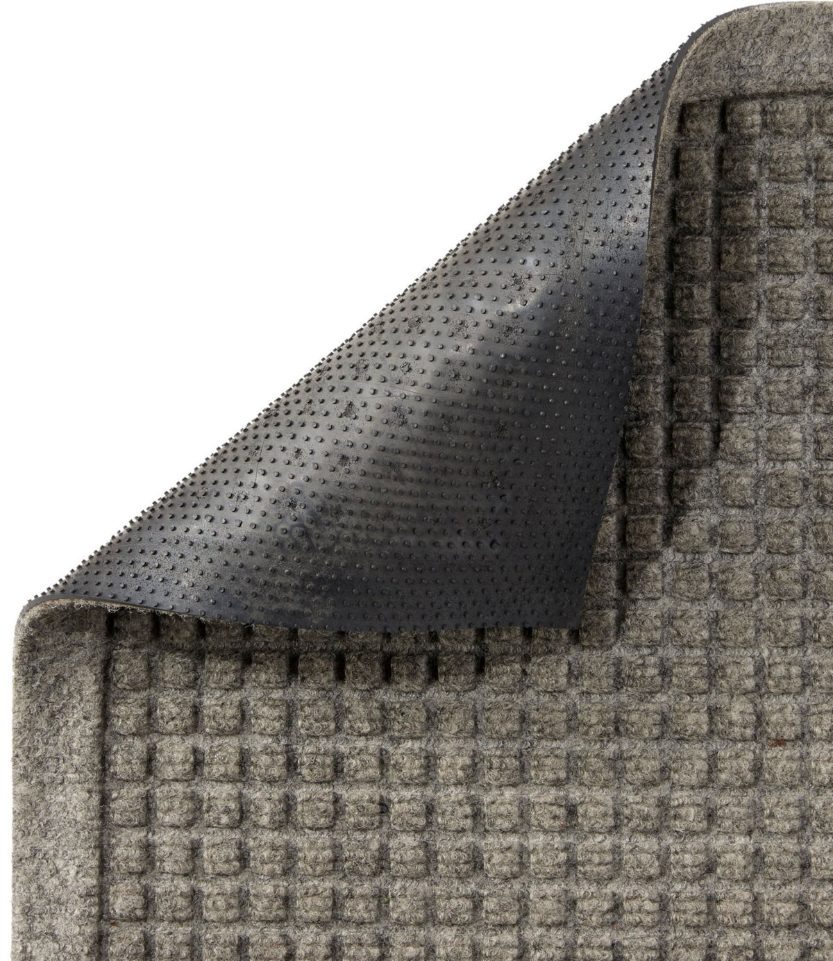 L.L.Bean Everyspace Recycled Waterhog Mat, 4' Wide Medium Gray