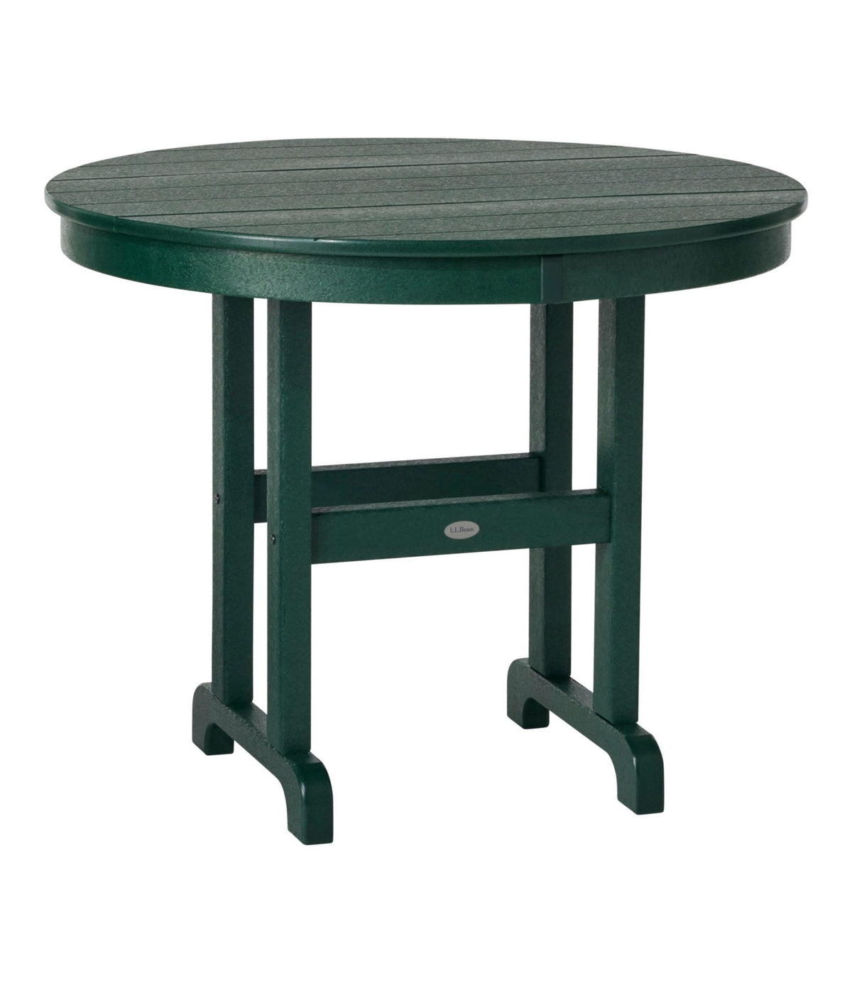 L.L.Bean All-Weather Dining Table, Round 36" Green