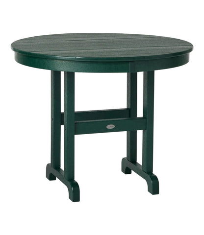L.L.Bean All-Weather Dining Table, Round 36" Green
