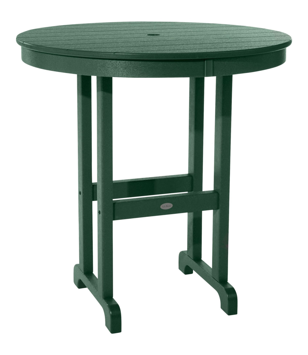 L.L.Bean All-Weather Counter-Height Table, 36" Round Green