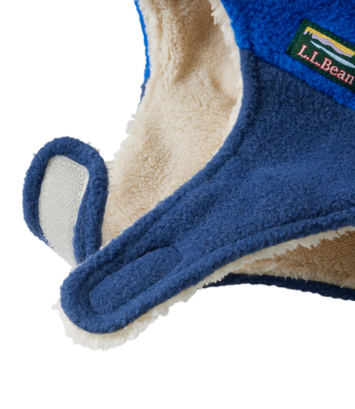 L.L.Bean Infants' and Toddlers' Mountain Classic Fleece Hat and Mitten Set Bright Sea Blue