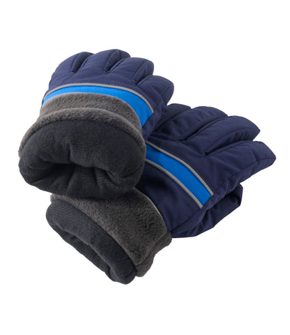 L.L.Bean Kids' Wintry Mix Waterproof Gloves Alpine Aster