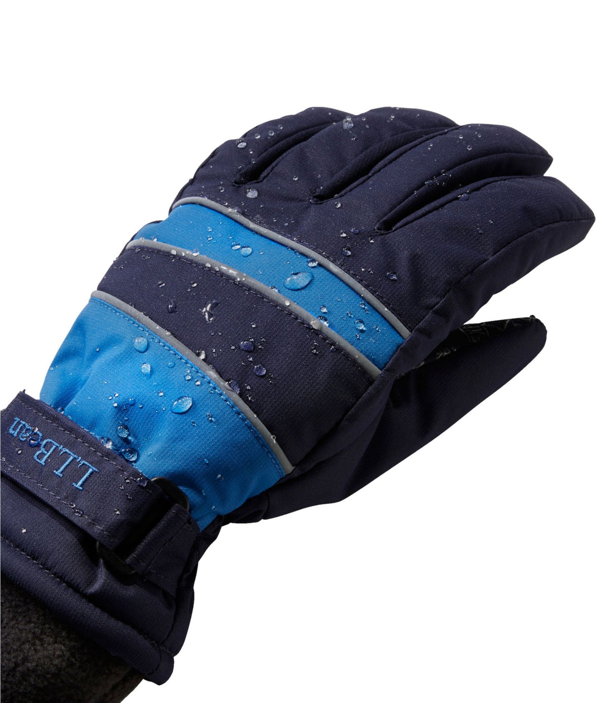L.L.Bean Kids' Wintry Mix Waterproof Gloves Alpine Aster
