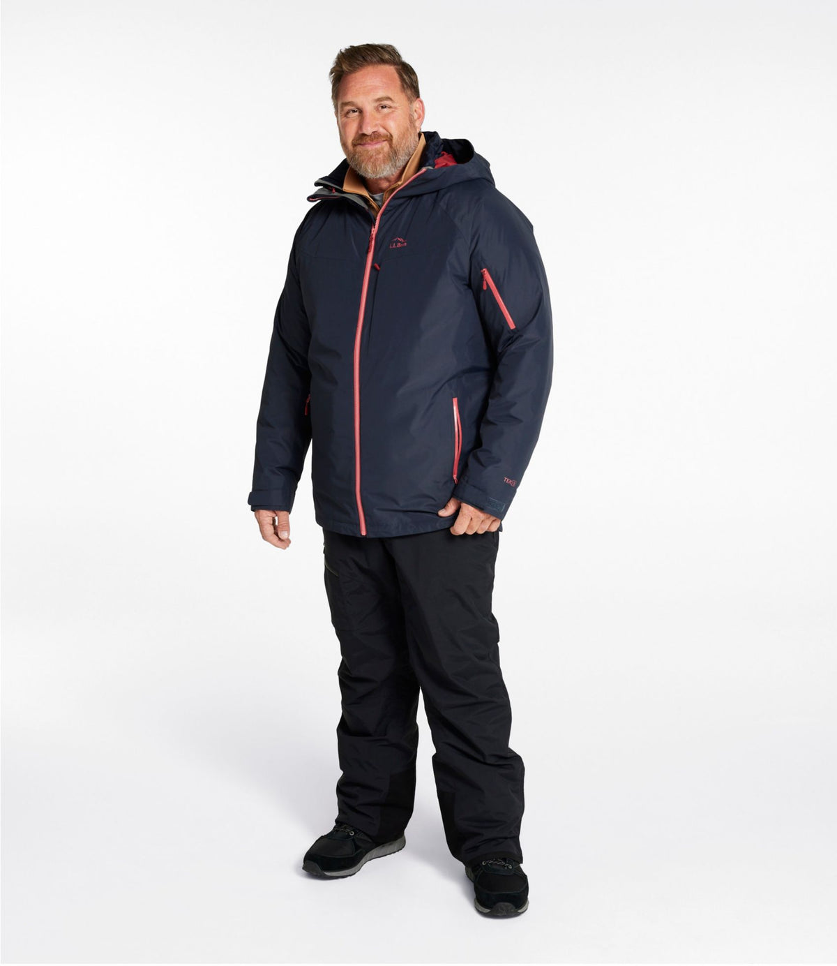 L.L.Bean Men's Wildcat 3-in-1 Jacket Navy Night