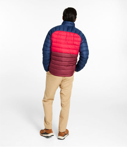 L.L.Bean Men's Bean's Down Jacket, Colorblock