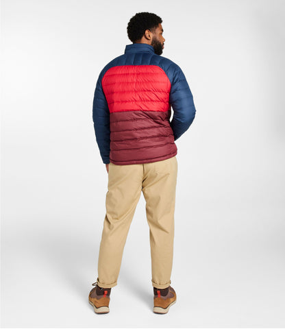 L.L.Bean Men's Bean's Down Jacket, Colorblock