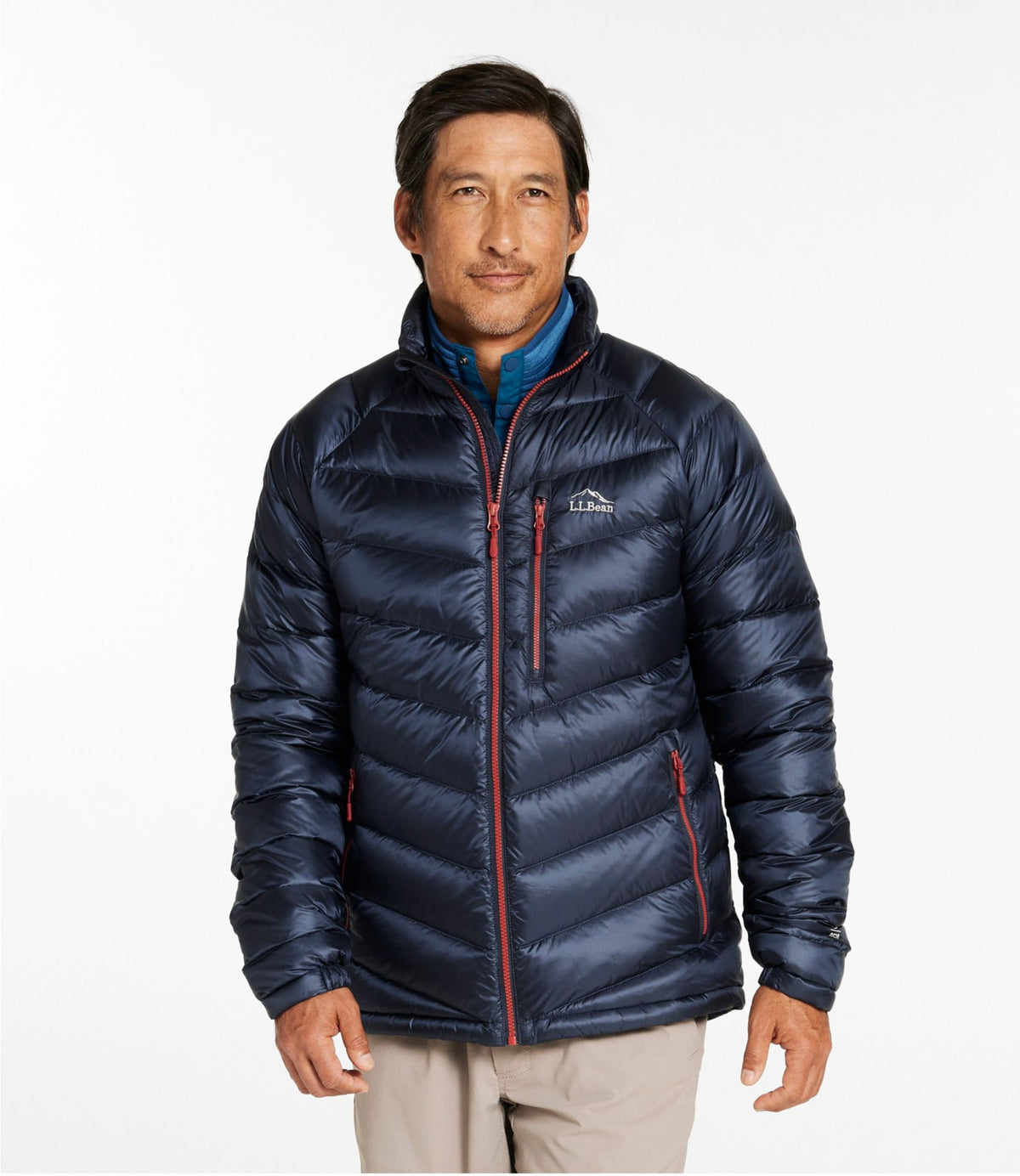 L.L.Bean Men's Ultralight 850 Down Jacket Carbon Navy