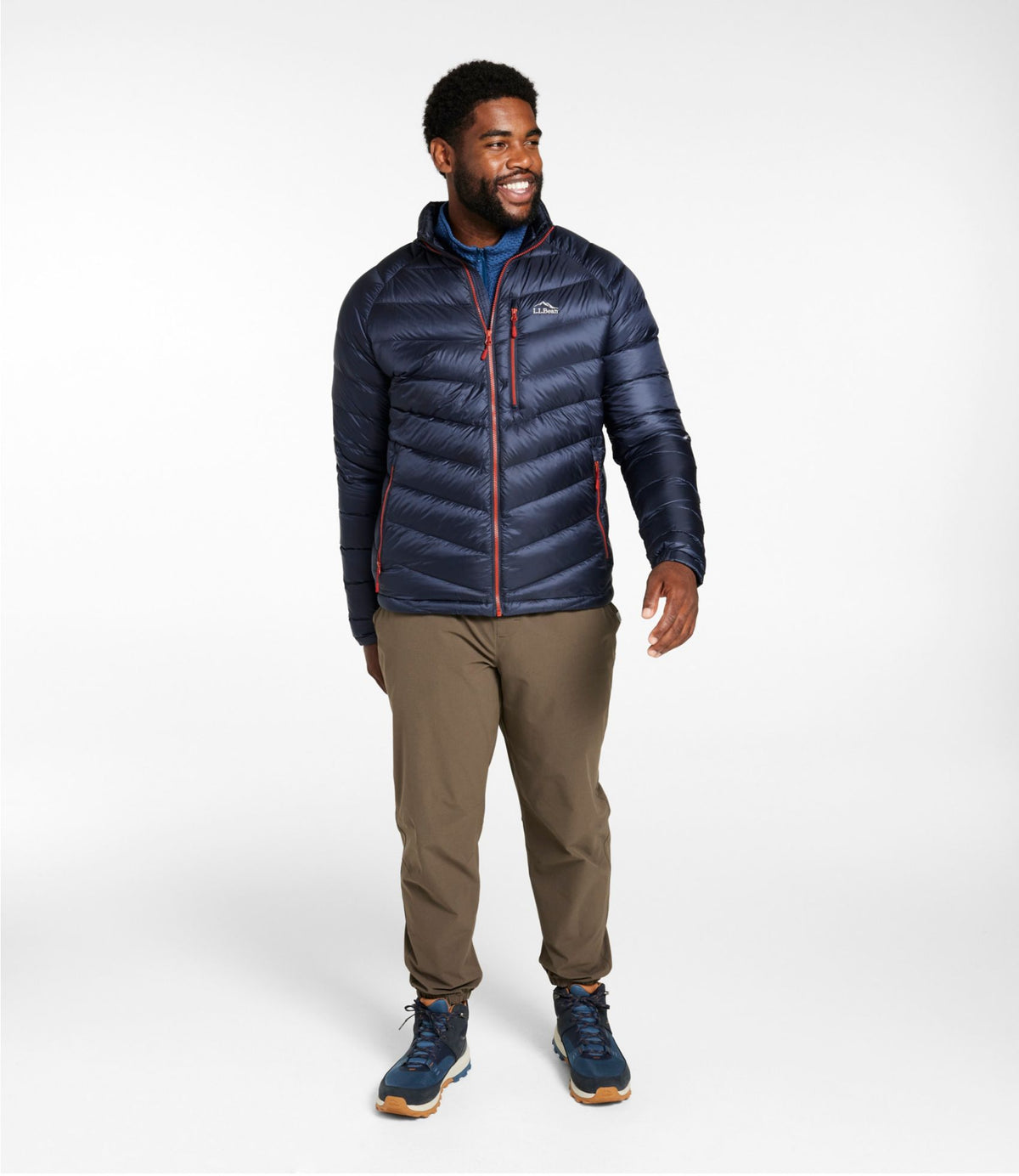 L.L.Bean Men's Ultralight 850 Down Jacket Carbon Navy