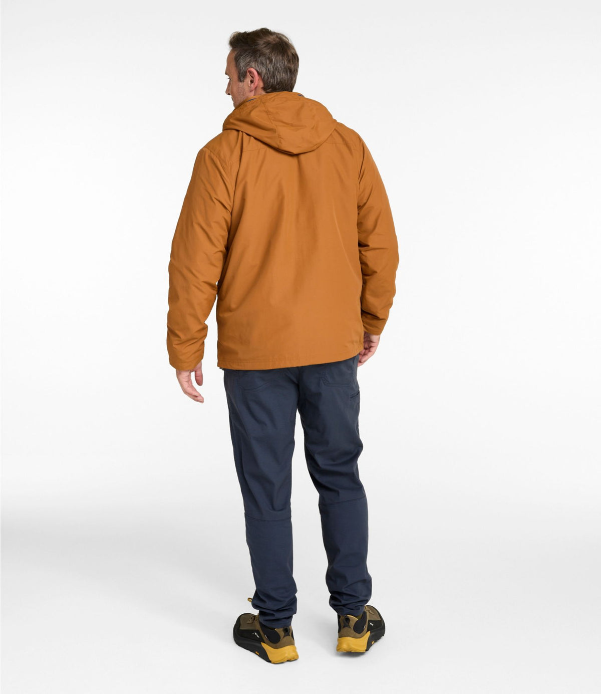 L.L.Bean Men's Mountain Classic 3-in-1 Jacket Dark Bronze/Dark Marine Blue