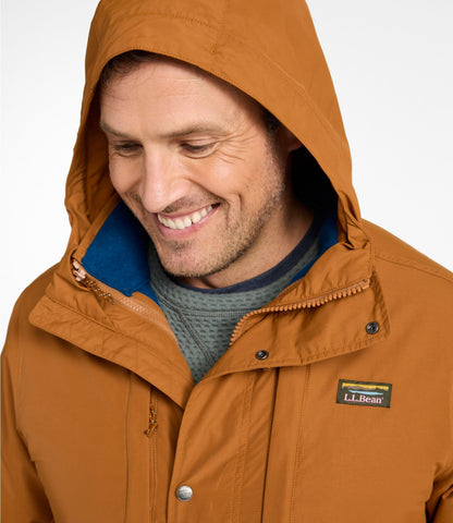 L.L.Bean Men's Mountain Classic 3-in-1 Jacket Dark Bronze/Dark Marine Blue