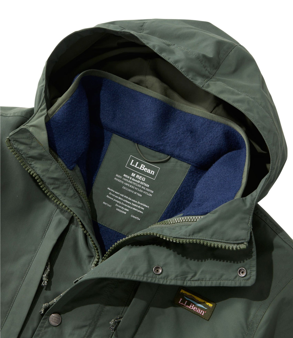 L.L.Bean Men's Mountain Classic 3-in-1 Jacket Dark Bronze/Dark Marine Blue