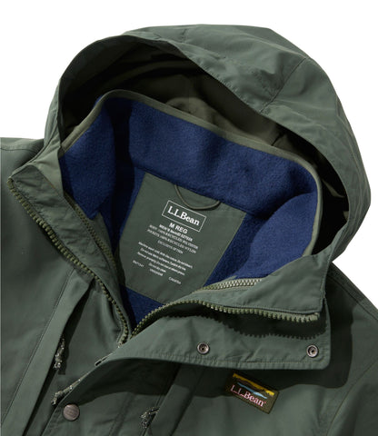 L.L.Bean Men's Mountain Classic 3-in-1 Jacket Dark Bronze/Dark Marine Blue