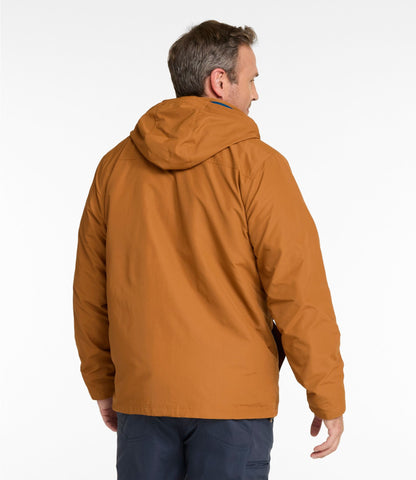 L.L.Bean Men's Mountain Classic 3-in-1 Jacket Dark Bronze/Dark Marine Blue