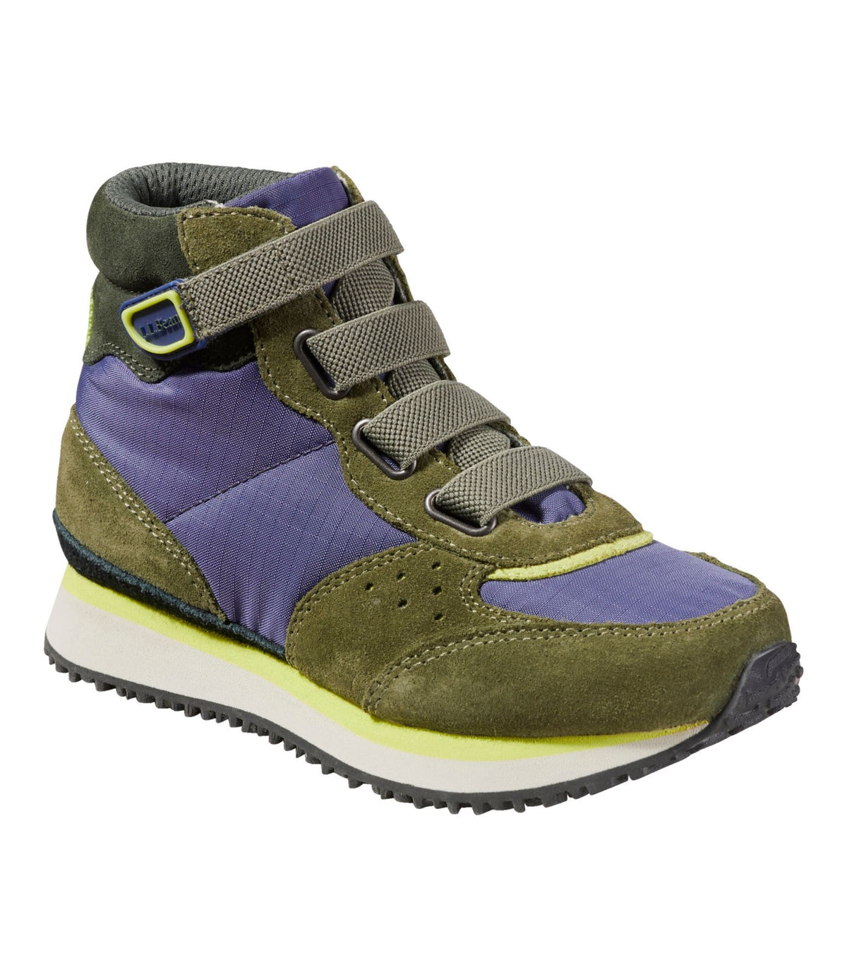L.L.Bean Kids' Katahdin Retro Hikers Jet Black/Bright Purple