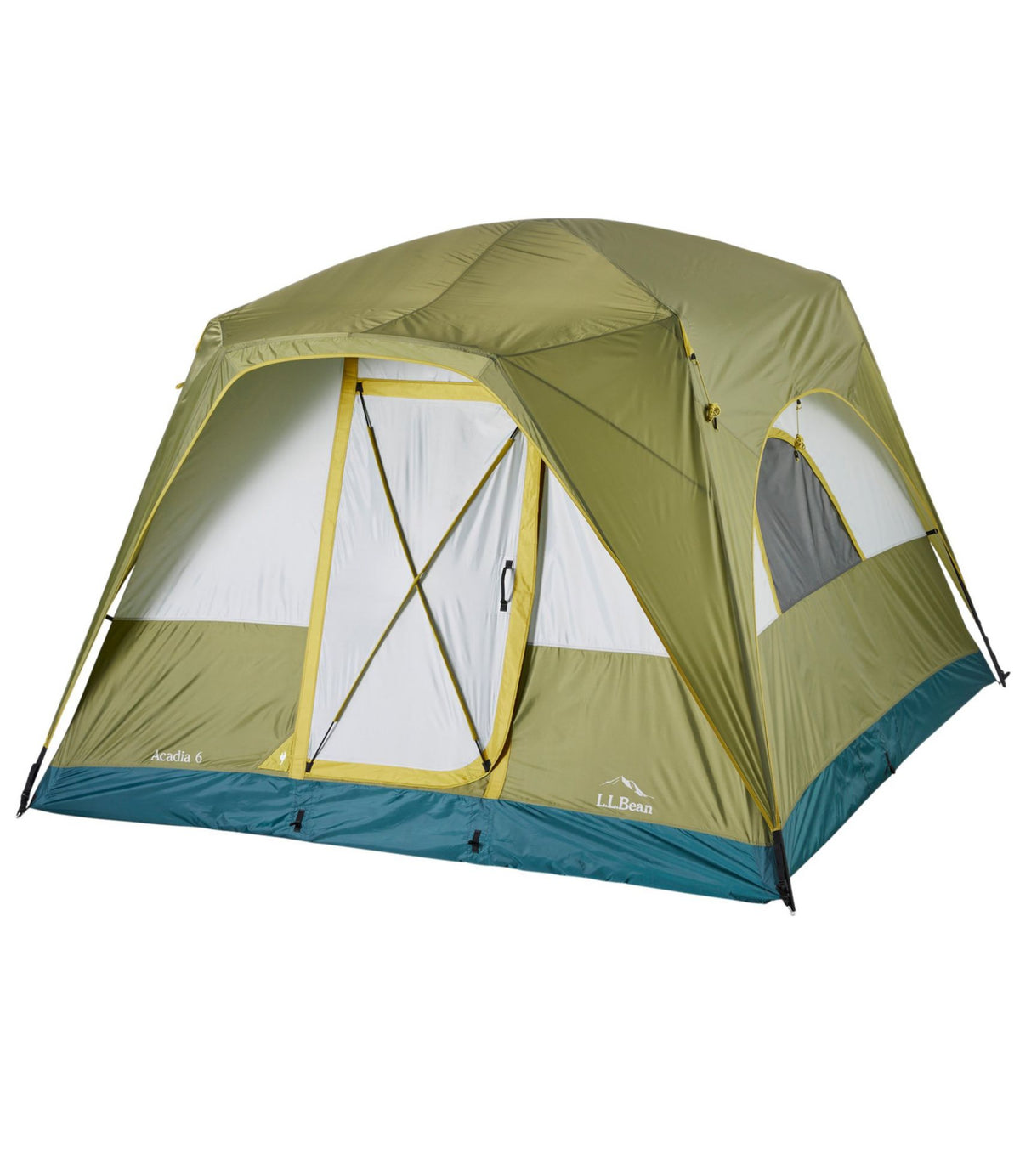 L.L.Bean L.L.Bean Acadia 6-Person Family Tent Avocado/Chartreuse