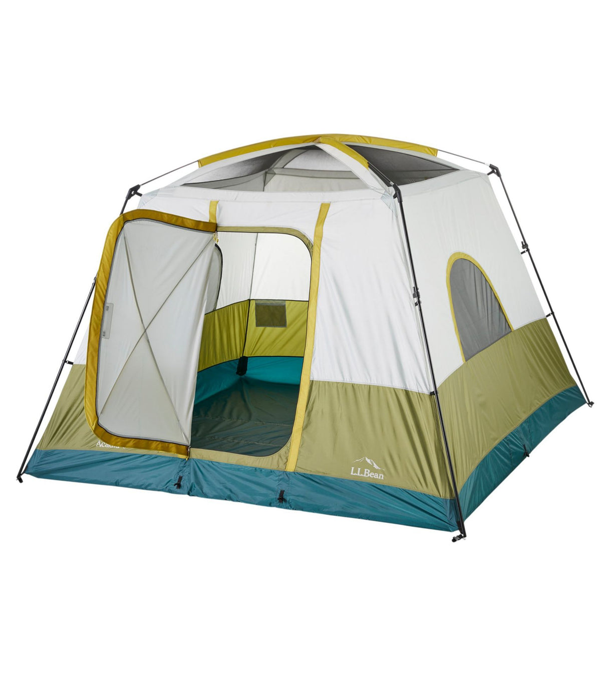 L.L.Bean L.L.Bean Acadia 6-Person Family Tent Avocado/Chartreuse