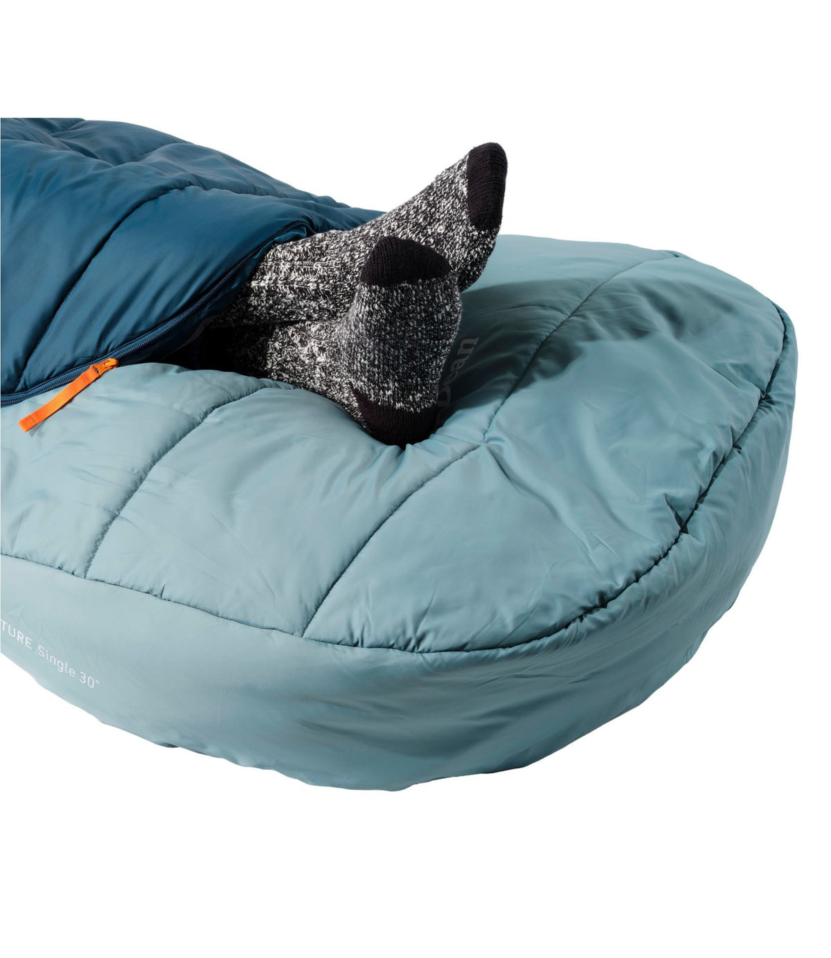 L.L.Bean Adults' L.L.Bean Adventure 30° Sleeping Bag Deep Admiral Blue/Mineral Blue