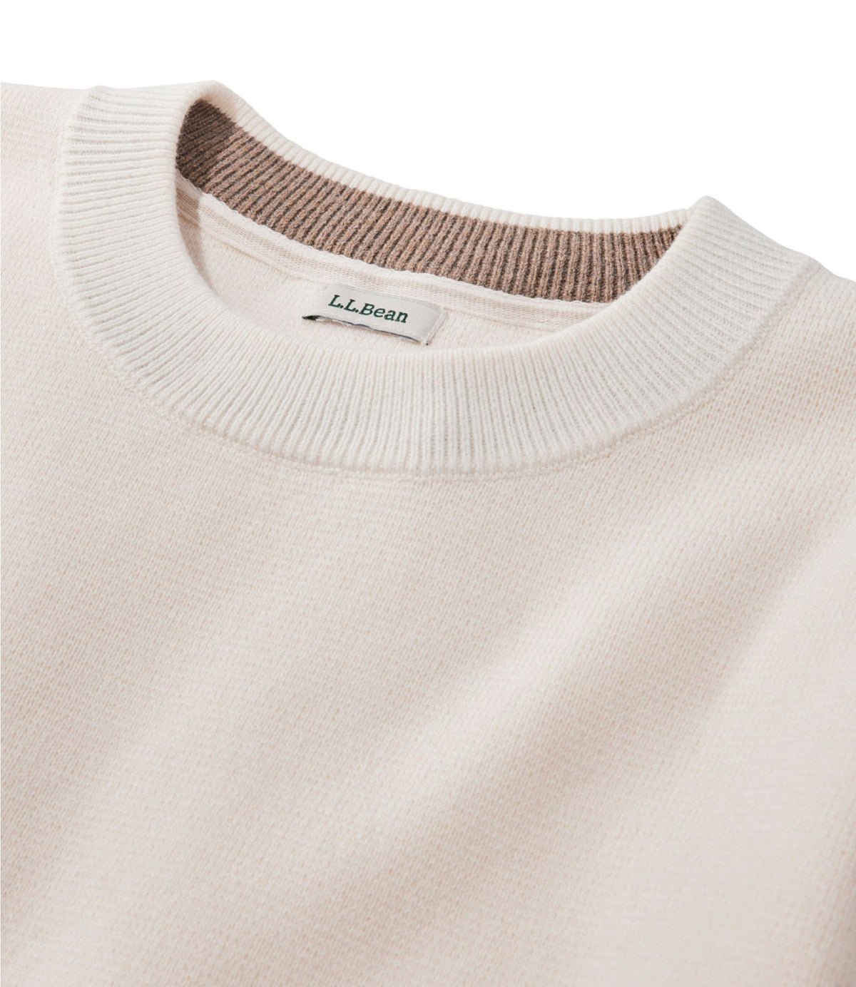 L.L.Bean Women's Wicked Soft Cotton/Cashmere Crewneck Sweater Bordeaux Heather