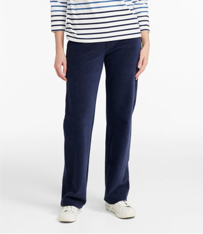 L.L.Bean Women's Perfect Fit Knit Cords, Straight-Leg Navy