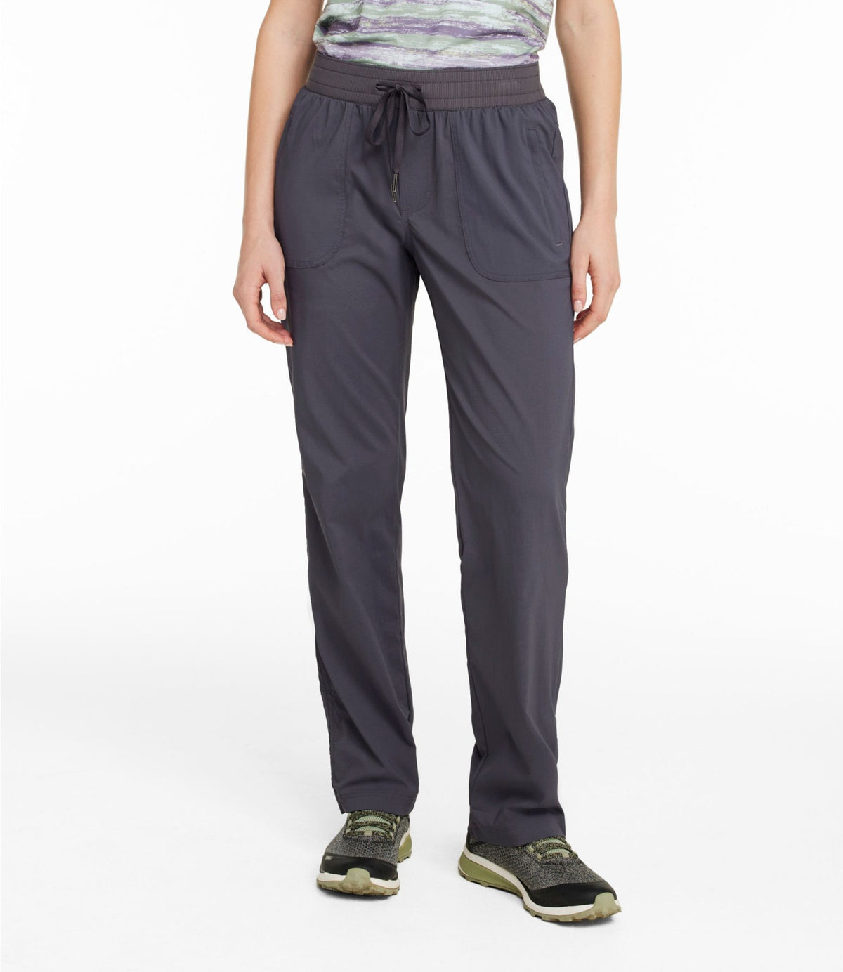 L.L.Bean Women's Vista Camp Pant, Straight Leg Dark Taupe