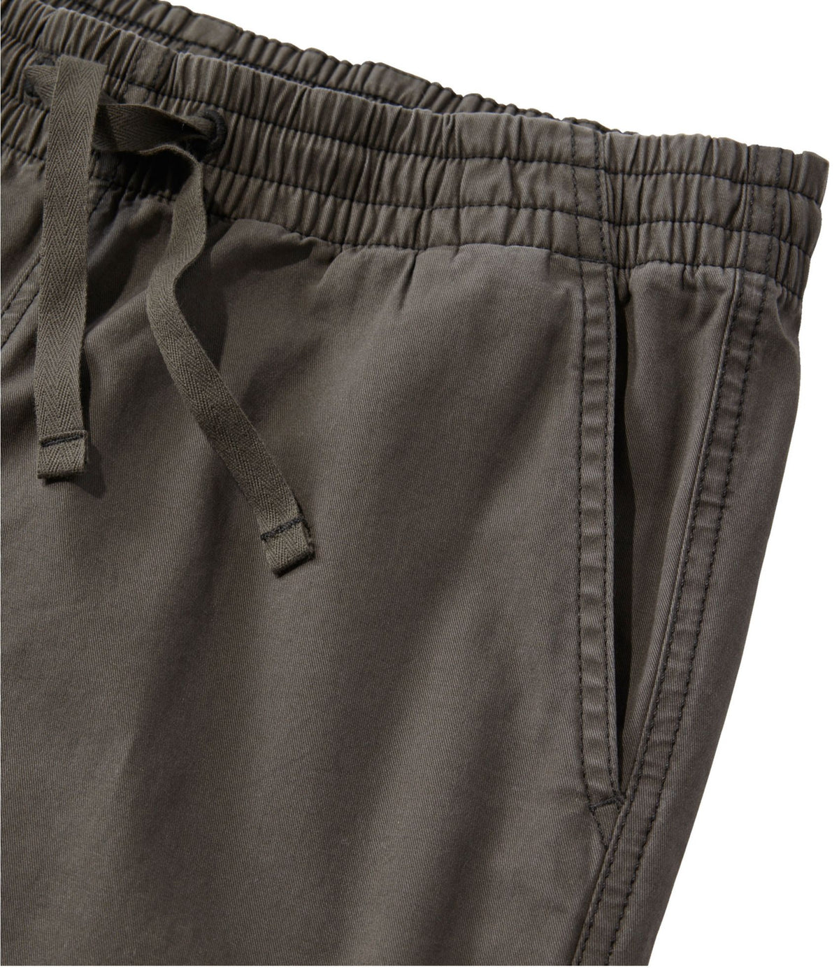 L.L.Bean Women's Lakewashed Pull-on Chinos, Mid-Rise Wide-Leg Crop