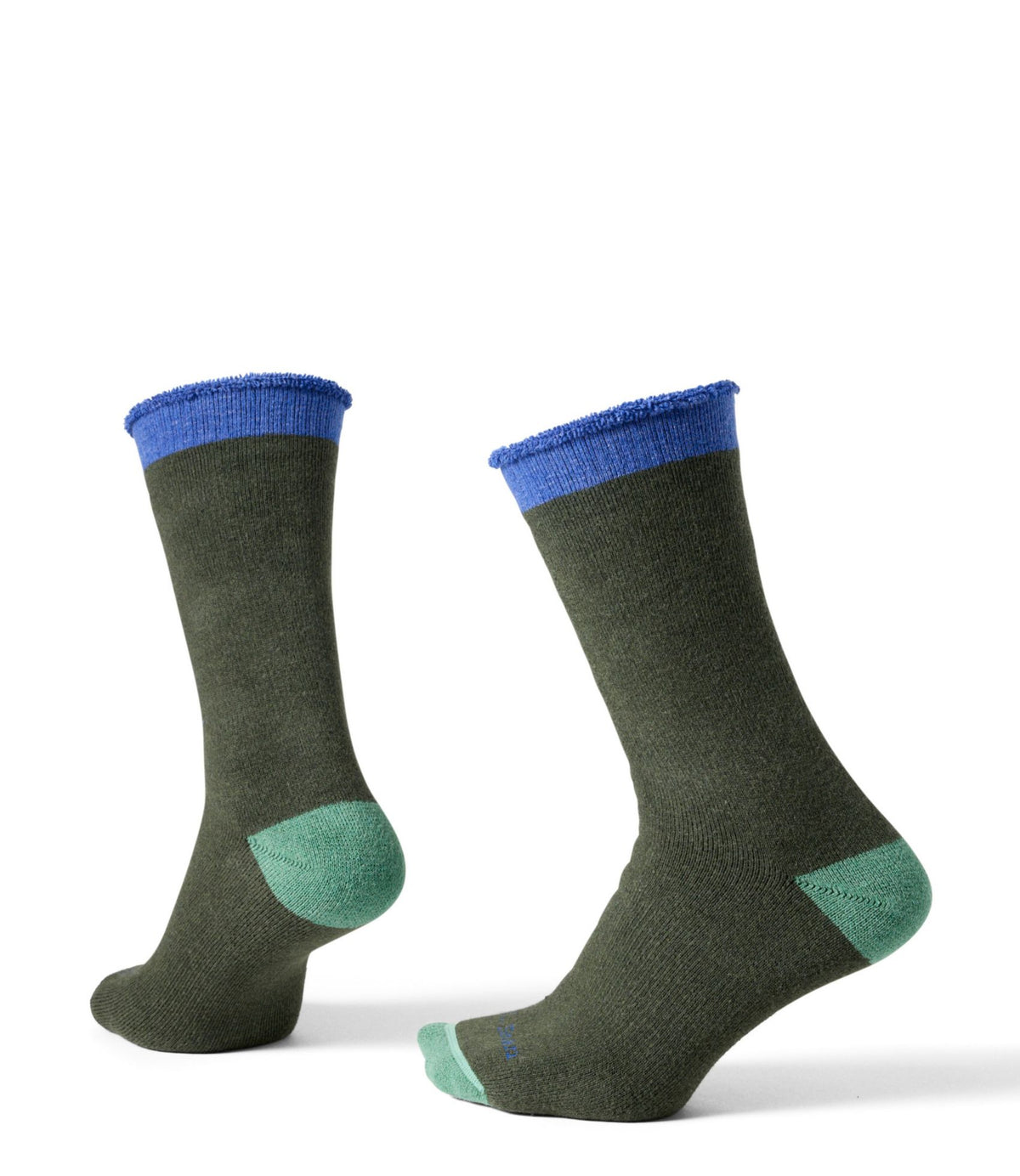 L.L.Bean Adults' Cozy Rangeley Boot Socks Deepest Green
