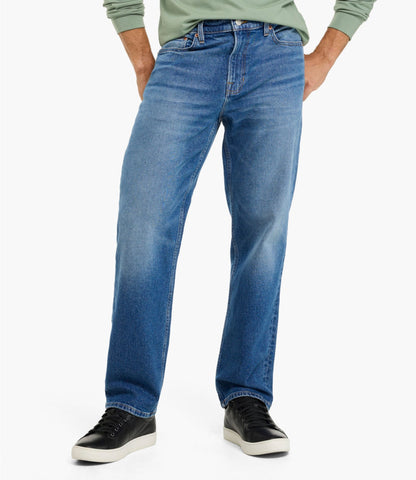 L.L.Bean Men's Heritage Jeans, Relaxed Fit Stonewashed