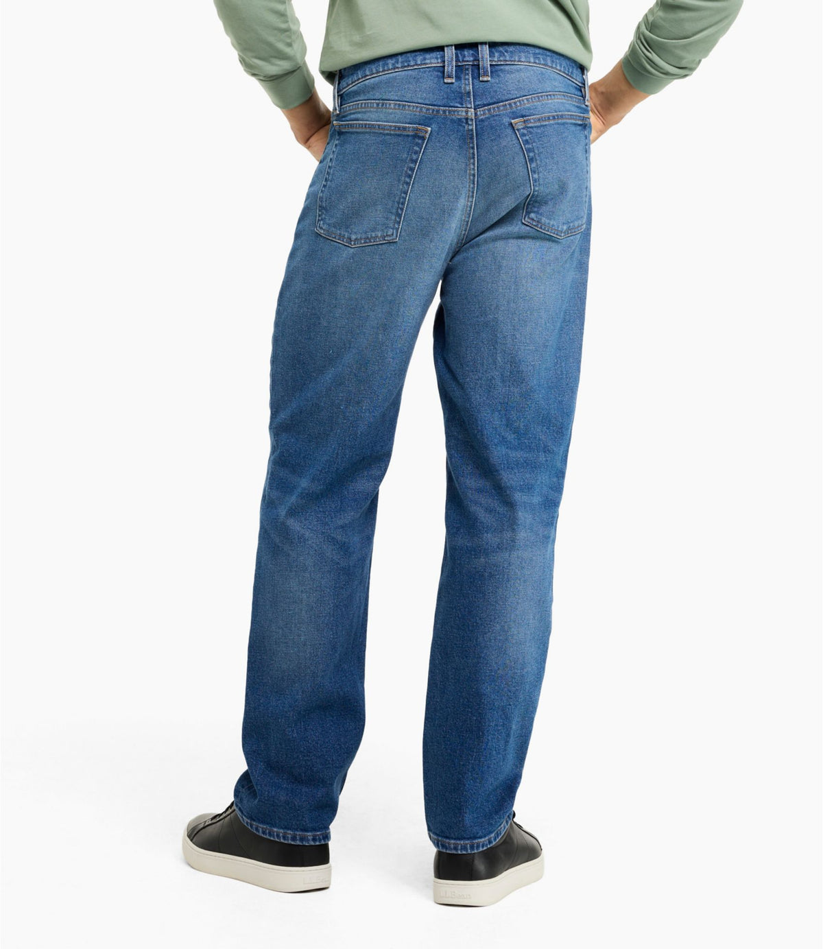 L.L.Bean Men's Heritage Jeans, Relaxed Fit Stonewashed