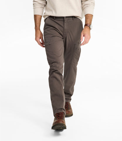 L.L.Bean Men's Sunwashed Ripstop Cargo Pants, Standard Fit Dark Ash