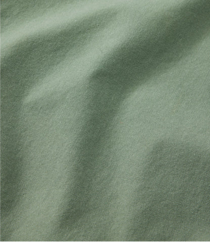 L.L.Bean Men's Sunwashed Canvas Shirt, Traditional Fit Bay Leaf