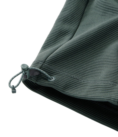 L.L.Bean Men's VentureStretch Ottoman-Rib Hoodie Shadow Green