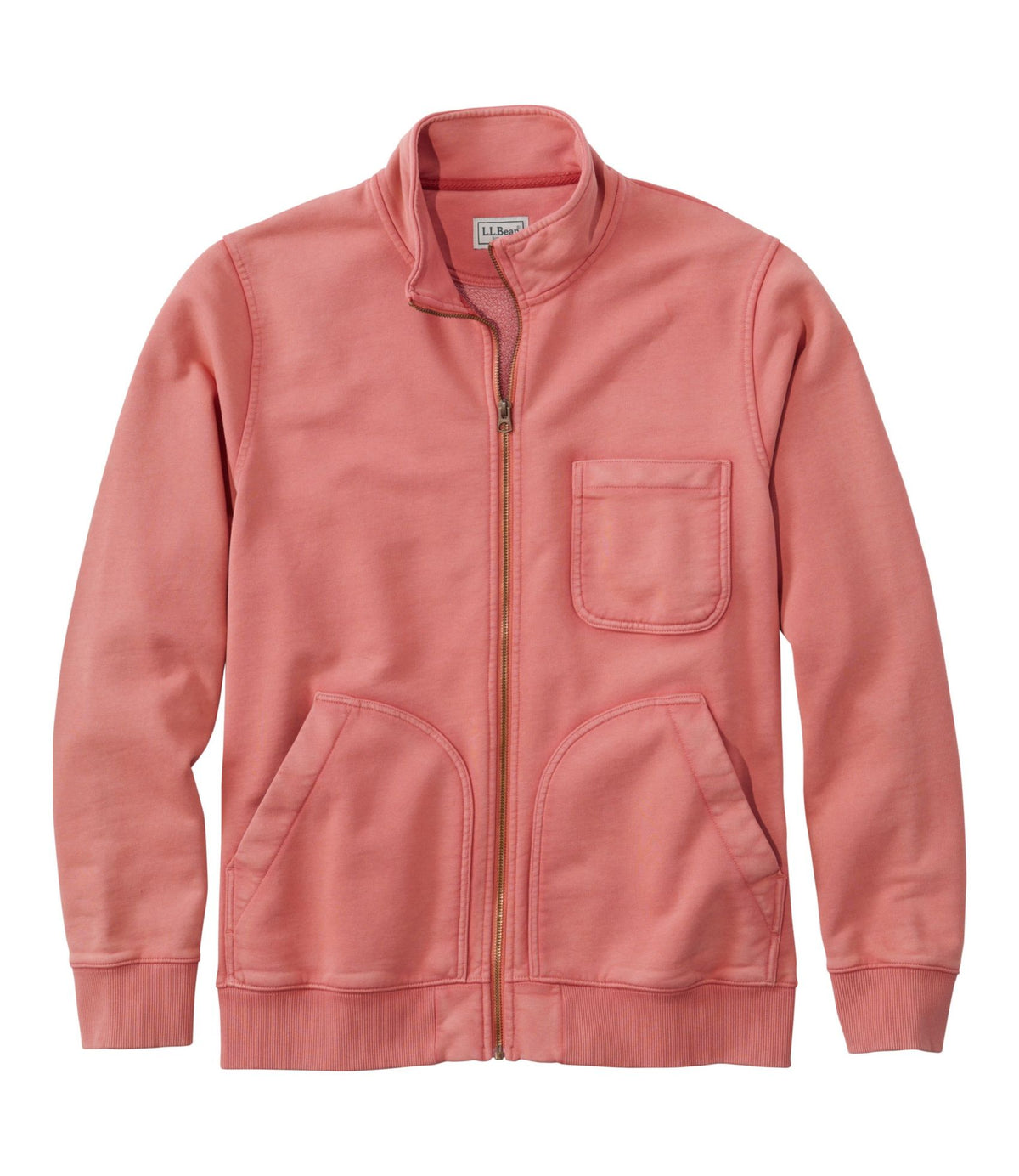 L.L.Bean Men's Sunwashed Sweatshirt, Full-Zip