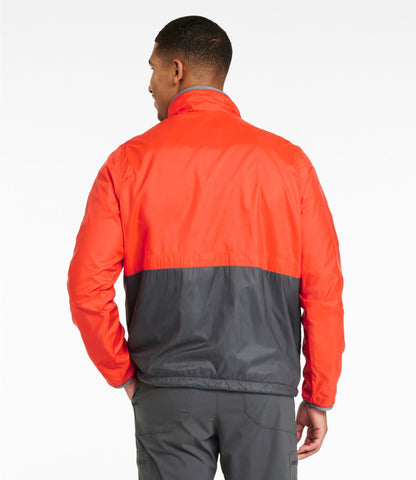 L.L.Bean Men's Bean's Classic Reversible Anorak Cherry Tomato/Iron