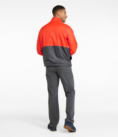 L.L.Bean Men's Bean's Classic Reversible Anorak Cherry Tomato/Iron
